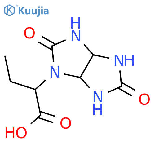 2-(2,5-Dioxo-hexahydro-imidazo[4,5-d]imidazol-1-yl)-butyric acid structure