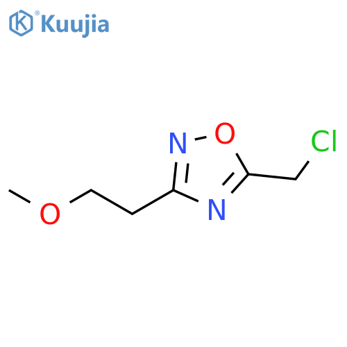 5-(Chloromethyl)-3-(2-methoxyethyl)-1,2,4-oxadiazole structure
