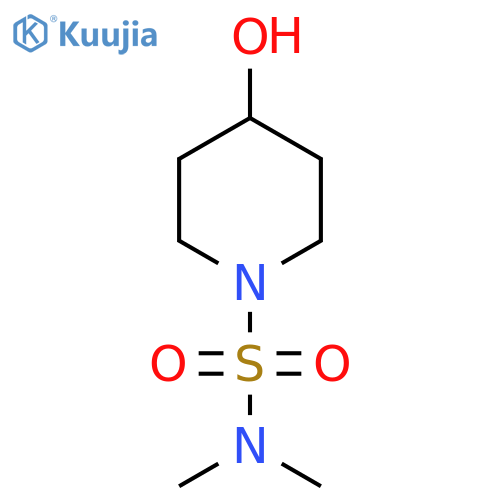 4-hydroxy-N,N-dimethylpiperidine-1-sulfonamide structure