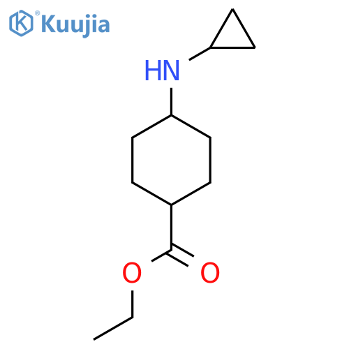 Ethyl 4-(cyclopropylamino)cyclohexanecarboxylate structure