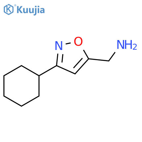 3-Cyclohexyl-5-isoxazolemethanamine structure