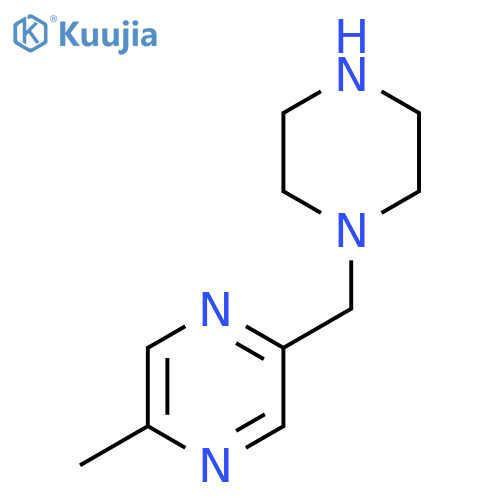 2-methyl-5-(piperazin-1-yl)methylpyrazine structure