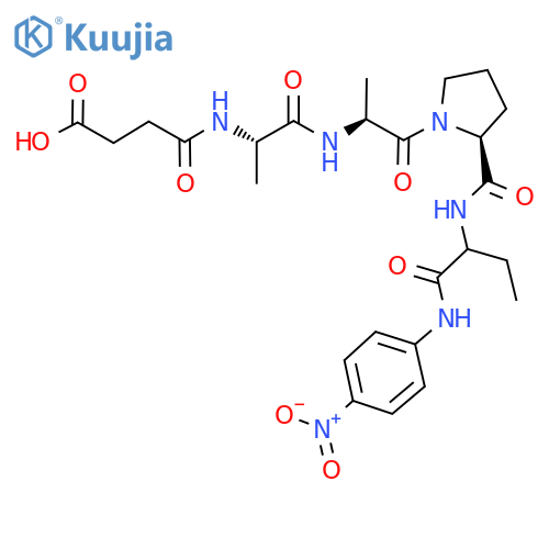Suc-Ala-Ala-Pro-Abu-pNA trifluoroacetate salt structure