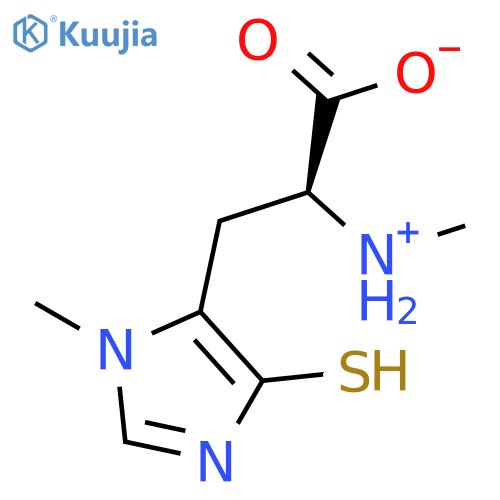 L-Histidine,5-mercapto-N,3-dimethyl- structure