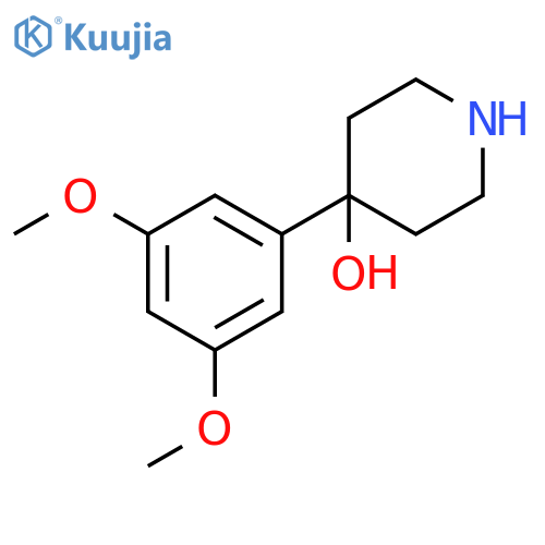 4-(3,5-dimethoxyphenyl)piperidin-4-ol structure
