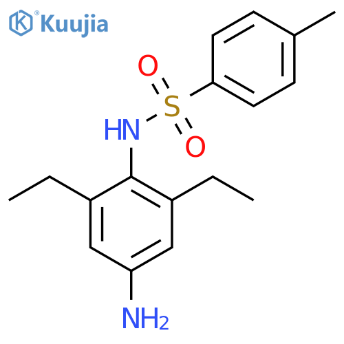 Benzenesulfonamide,N-(4-amino-2,6-diethylphenyl)-4-methyl- structure