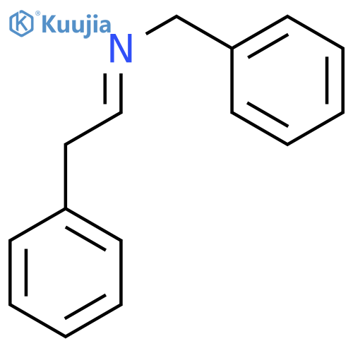 Benzenemethanamine, N-(2-phenylethylidene)- structure