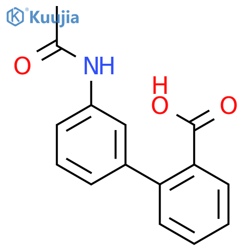 2-(3-acetamidophenyl)benzoic Acid structure