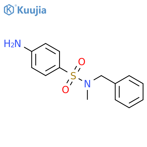 4-Amino-N-benzyl-N-methylbenzenesulfonamide structure