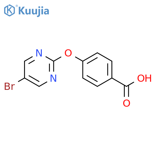 4-((5-Bromopyrimidin-2-yl)oxy)benzoic Acid structure