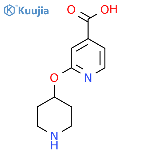 2-(Piperidin-4-yloxy)isonicotinic acid structure