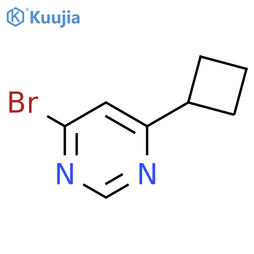 4-Bromo-6-cyclobutylpyrimidine structure