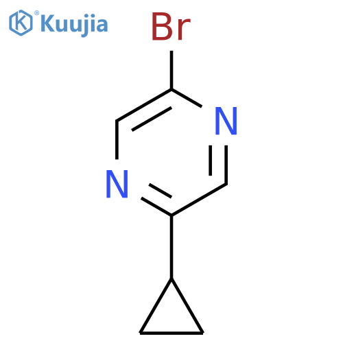 2-Bromo-5-cyclopropylpyrazine structure