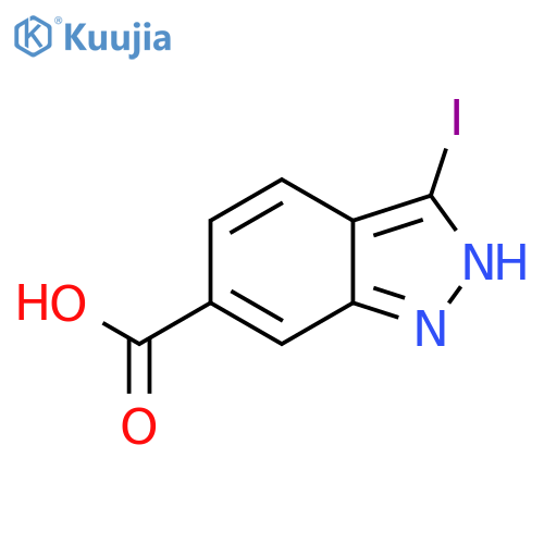 3-Iodo-1H-indazole-6-carboxylic acid structure