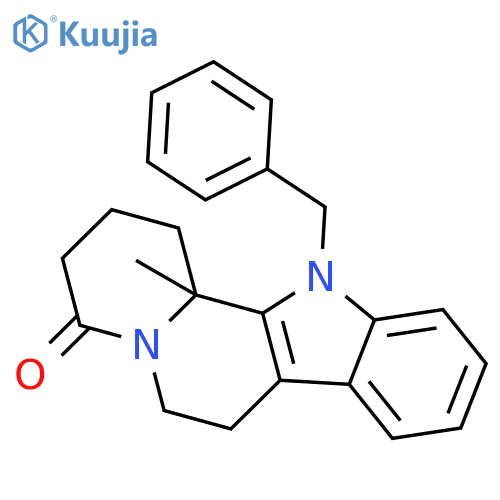 12-Benzyl-12b-methyl-1,2,3,6,7,12b-hexahydroindolo-2,3-aquinolizin-4(12H)-one structure