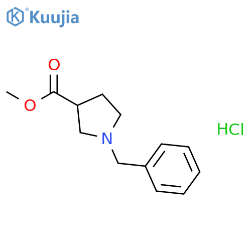 Methyl 1-benzylpyrrolidine-3-carboxylate hydrochloride structure