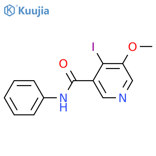 4-Iodo-5-methoxy-N-phenylnicotinamide structure