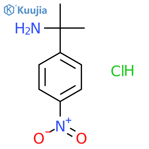 α-α-Dimethyl-p-nitro-benzylamine Hydrochloride structure