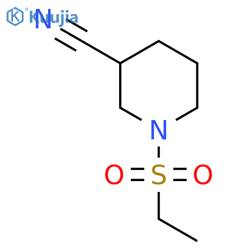 1-(Ethanesulfonyl)piperidine-3-carbonitrile structure