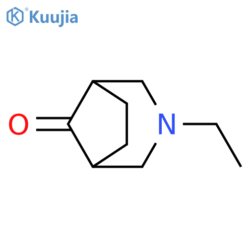 3-ethyl-3-azabicyclo[3.2.1]octan-8-one structure