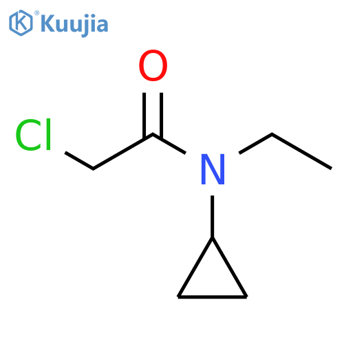 2-chloro-N-cyclopropyl-N-ethylacetamide structure
