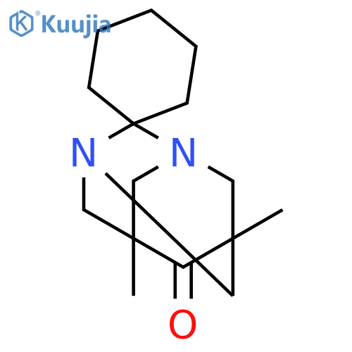 Spiro[cyclohexane-1,2'-[1,3]diazatricyclo[3.3.1.13,7]decan]-6'-one,5',7'-dimethyl- structure