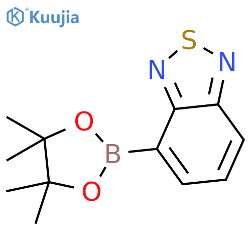 4-(tetramethyl-1,3,2-dioxaborolan-2-yl)-2,1,3-benzothiadiazole structure