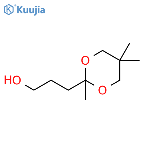 2,5,5-Trimethyl-1,3-dioxane-2-propanol structure