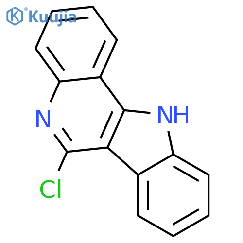 11H-Indolo[3,2-c]quinoline, 6-chloro- structure