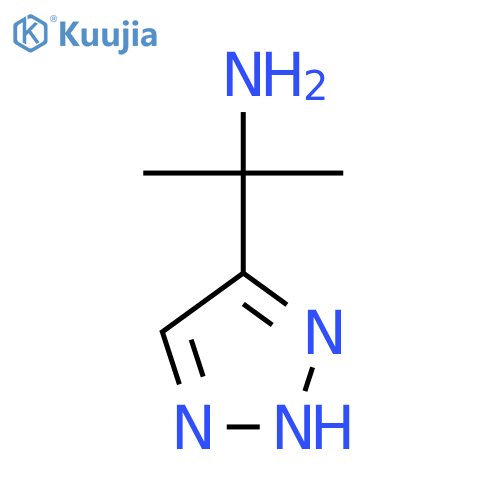 2-(1H-1,2,3-triazol-4-yl)propan-2-amine structure