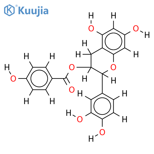 (-)-epicatechin 3-O-p-hydroxybenzoate structure