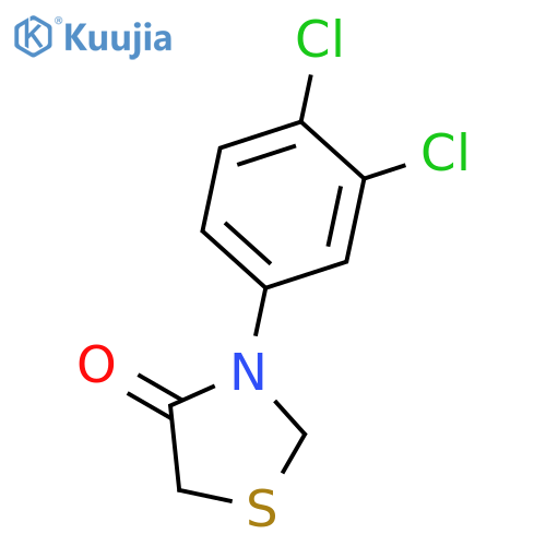 4-Thiazolidinone, 3-(3,4-dichlorophenyl)- structure
