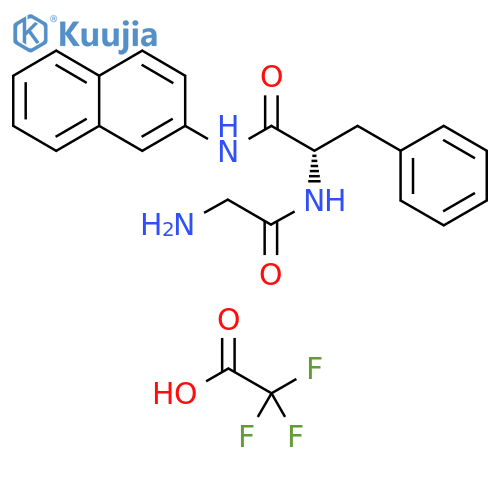 Gly-Phe-b-naphthylamide Trifluoroacetic Acid Salt structure