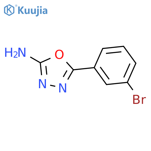 5-(3-Bromophenyl)-1,3,4-oxadiazol-2-amine structure