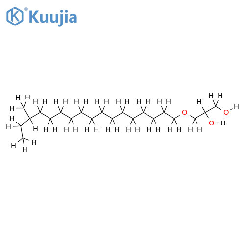 (2S, 15'ξ)-form-3-(15-Methylheptadecyloxy)-1, 2-propanediol structure