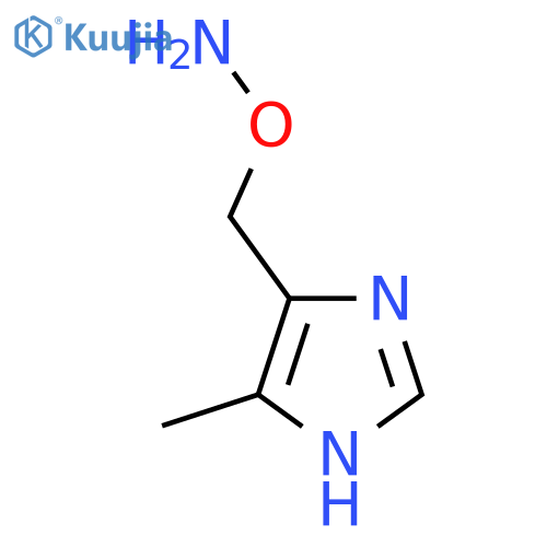 O-(4-methyl-1H-imidazol-5-yl)methylhydroxylamine structure