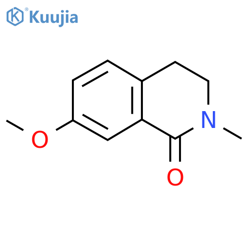 7-Methoxy-2-methyl-3,4-dihydroisoquinolin-1(2H)-one structure
