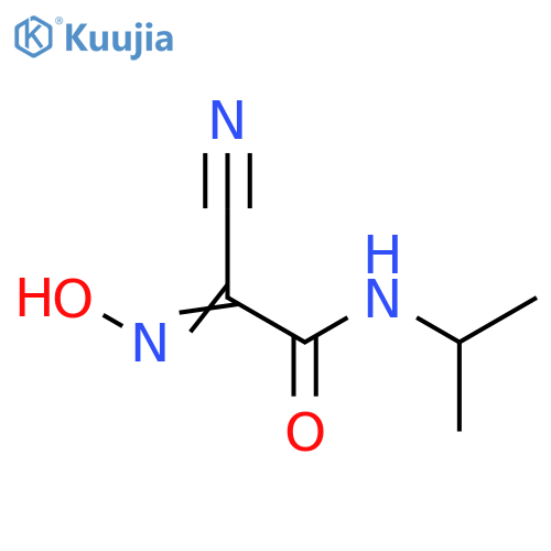Acetamide, 2-cyano-2-(hydroxyimino)-N-(1-methylethyl)- structure