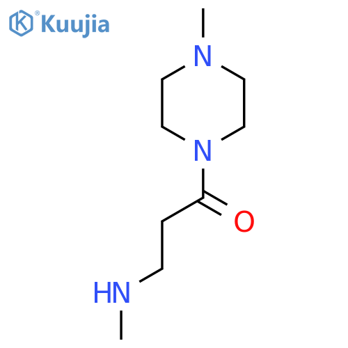 3-(Methylamino)-1-(4-methylpiperazin-1-yl)propan-1-one structure