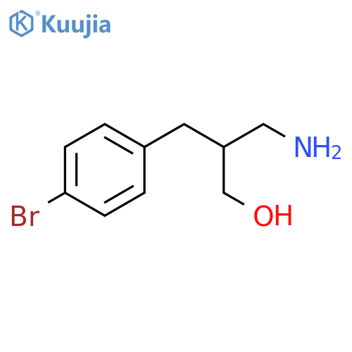 3-amino-2-(4-bromophenyl)methylpropan-1-ol structure
