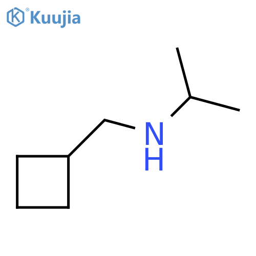 (cyclobutylmethyl)(propan-2-yl)amine structure