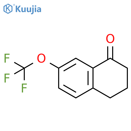 7-Trifluoromethoxy-3,4-dihydro-2H-naphthalen-1-one
1-(2-Hydroxy-4-trifluoromethoxy-phenyl)-ethanone structure