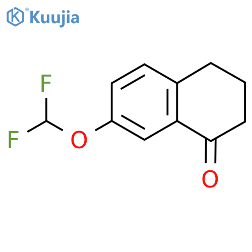 7-(Difluoromethoxy)-3,4-dihydronaphthalen-1(2H)-one structure