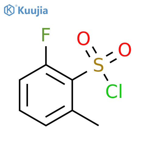 2-Fluoro-6-methylbenzene-1-sulfonyl chloride structure