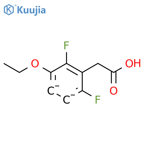 3-Ethoxy-2,6-difluorophenylacetic acid structure