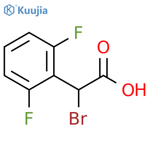 2-bromo-2-(2,6-difluorophenyl)acetic acid structure