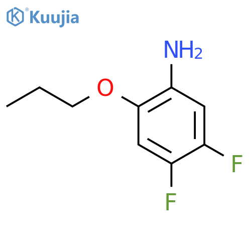 4,5-Difluoro-2-propoxyaniline structure