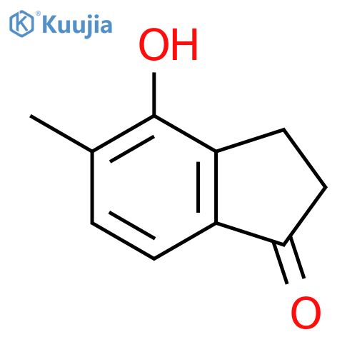 4-Hydroxy-5-methyl-indan-1-one structure