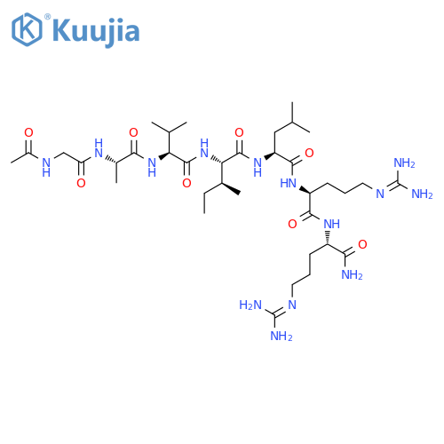 Ac-Gly-Ala-Val-Ile-Leu-Arg-Arg-NH2 Trifluoroacetate structure