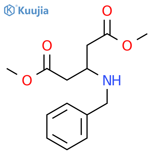 3-(Phenylmethyl)aminopentanedioic Acid Dimethyl Ester structure